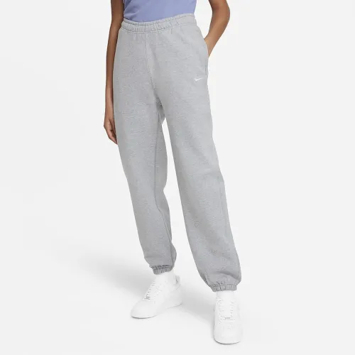 Nike Solo Swoosh жіноча Fleece Pants колір сірий