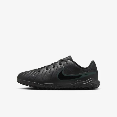 Nike Jr. Tiempo Legend 10 Academy Little/Big детские Turf Low-Top Soccer Кроссовки цвет черный