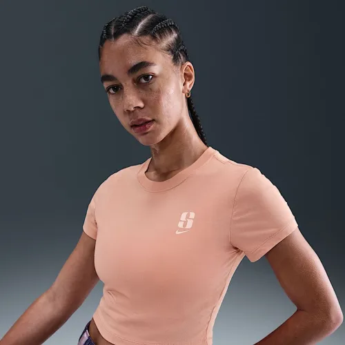 Nike Sabrina жіноча Short-Sleeve Cropped футболка Pink