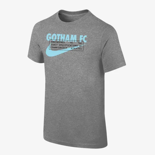 Gotham FC Big детские (для мальчиков) Nike Soccer футболка цвет серый