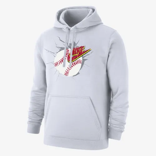 Nike Sportswear Club Fleece чоловічі Baseball Толстовка з капюшоном колір білий