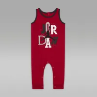 Nike Jordan Outside the Lines Long Romper Baby (3-6M) Romper Red