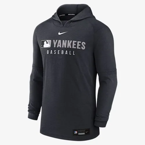 New York Yankees Authentic Collection мужские Nike Dri-FIT MLB Pullover Толстовка с капюшоном синий