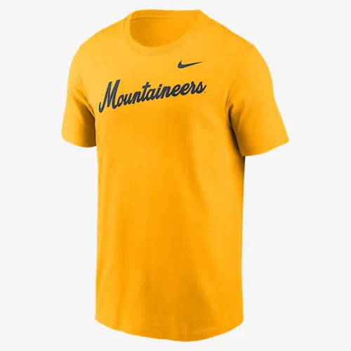 West Virginia Mountaineers Baseball Wordmark чоловічі Nike College футболка Yellow