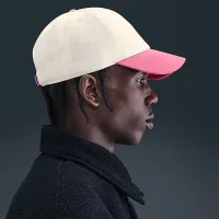 Nike Club Unstructuколір червоний JDI Cap колір білий