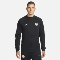 Chelsea FC Academy Pro чоловічі Nike Full-Zip Knit Soccer Куртка блакитний