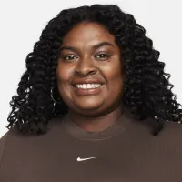 Nike Sportswear Essential женская Midi Костюм (большие размеры) цвет коричневый
