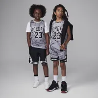 Nike Jordan23 Big детские Printed Jersey цвет серый