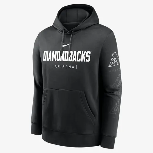 Arizona Diamondbacks Fashion Club чоловічі Nike MLB Pullover Толстовка з капюшоном колір чорний