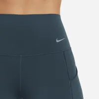 Nike Universa женская Medium-Support С высокой Талией 7/8 лосины с карманамицвет зеленый