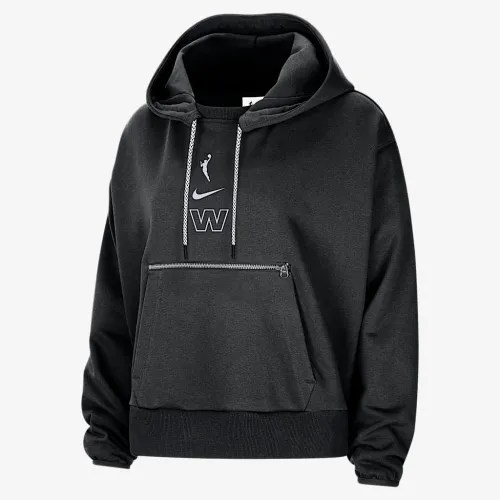 Team 13 Essential женская Nike Dri-FIT WNBA Pullover Толстовка с капюшоном цвет черный