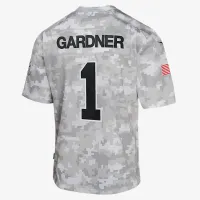 Ahmad Sauce Gardner New York Jets Salute to Service Big детские Nike Dri-FIT NFL Limited Jersey цвет белый