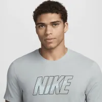 Nike чоловічі Dri-FIT Fitness футболка колір сірий