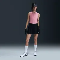 Nike Victory женская Dri-FIT Sleeveless Polo Pink