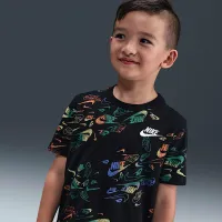 Nike Sportswear Little детские Reveal Printed Tee and Pants набор цвет черный