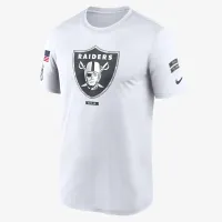Las Vegas Raiders Salute to Service Primary Edge Legend мужские Nike Dri-FIT NFL футболка цвет белый