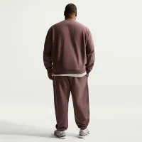 Nike Solo Swoosh мужские Cuffed Fleece Pants цвет фиолетовый