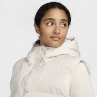 Nike Sportswear Metro Puffer жіноча Therma-FIT Loose Hooded Vest колір коричневий