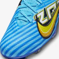 Nike Zoom Mercurial Superfly 9 Elite KM FG Firm-Ground High-Top футбольні бутси блакитний