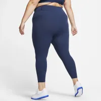 Nike Zenvy жіноча Gentle-Support З високою талією 7/8 лосіни (великі розміри) блакитний