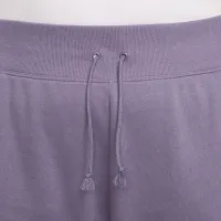 Nike Sportswear Phoenix Fleece женская С высокой Талией Joggers (большие размеры) цвет фиолетовый