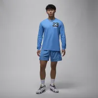 Nike Jordan Sport чоловічі Long-Sleeve футболка блакитний
