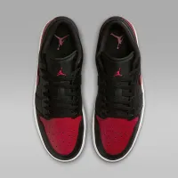 Nike Air Jordan 1 Low чоловічі Кросівки колір чорний