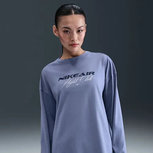 Nike Sportswear жіноча оверсайз Long-Sleeve футболка блакитний