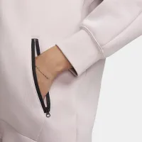 Nike Sportswear Tech Fleece жіноча оверсайз Full-Zip Толстовка з капюшоном Cape колір фіолетовий