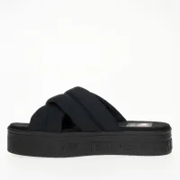 Шльопанці Tommy Jeans Lettering Flatform EN0EN02465-BDS - Чорні