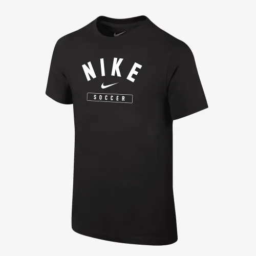 Nike Swoosh Big детские (для мальчиков) Soccer футболка цвет черный