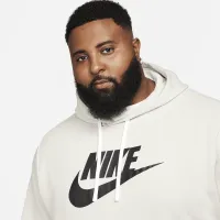 Nike Sportswear Club Fleece Men's Graphic Pullover Толстовка з капюшоном Grey