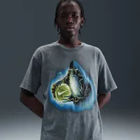 Nike мужские баскетбольные футболка цвет серый