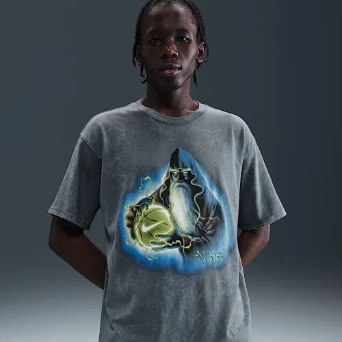 Nike мужские баскетбольные футболка цвет серый
