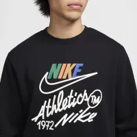 Nike Club Fleece мужские Crew цвет черный