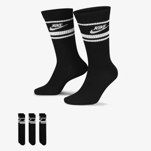 Nike Sportswear Dri-FIT Everyday Essential Crew шкарпетки (3 пар) колір чорний