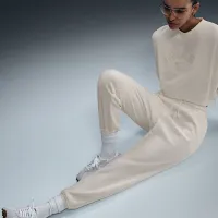 Nike Sportswear Phoenix Plush женская Mid-Rise Cozy Fleece Pants цвет белый