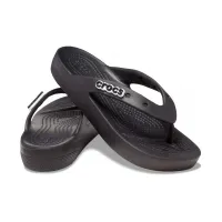 Шлёпанцы Crocs Classic Platform Flip 207714-001 - Черные