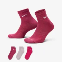 Nike Everyday Plus Cushioned тренувальні Ankle шкарпетки (3 пар) різнокольорові