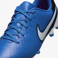 Nike Jr. Tiempo Legend 10 Club Little/Big детские Multi-Ground Low-Top футбольные бутсы синий