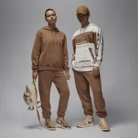 Nike Air Jordan Wordmark чоловічі Fleece Pants колір коричневий