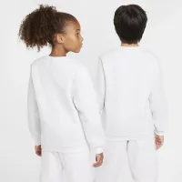 Nike Sportswear Club Fleece Big дитячі світшот колір коричневий
