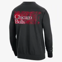 Chicago Bulls Standard Issue чоловічі Nike Dri-FIT NBA Crew-Neck світшот колір чорний