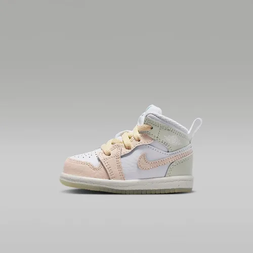 Nike Jordan 1 Mid SE Baby/Toddler Кросівки колір білий