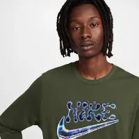 Nike Sportswear Club Long-Sleeve футболка колір зелений