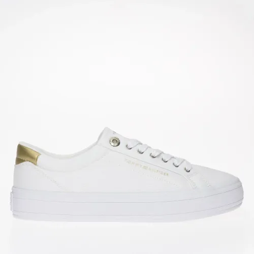 Кроссовки Tommy Hilfiger Essential Vulc Canvas FW0FW07682-YBS - Белые