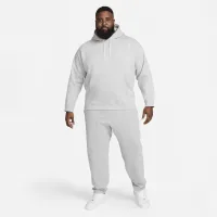 Nike Solo Swoosh чоловічі Fleece Толстовка з капюшоном колір сірий