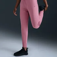 Nike Dri-FIT One жіноча З високою талією 7/8 French Terry Joggers Pink