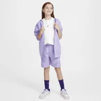 Nike Sportswear Big детские (Girls') оверсайз футболка цвет белый