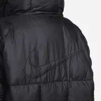 Nike Sportswear Swoosh Puffer PrimaLoft® женская Therma-FIT оверсайз Hooded Куртка цвет черный